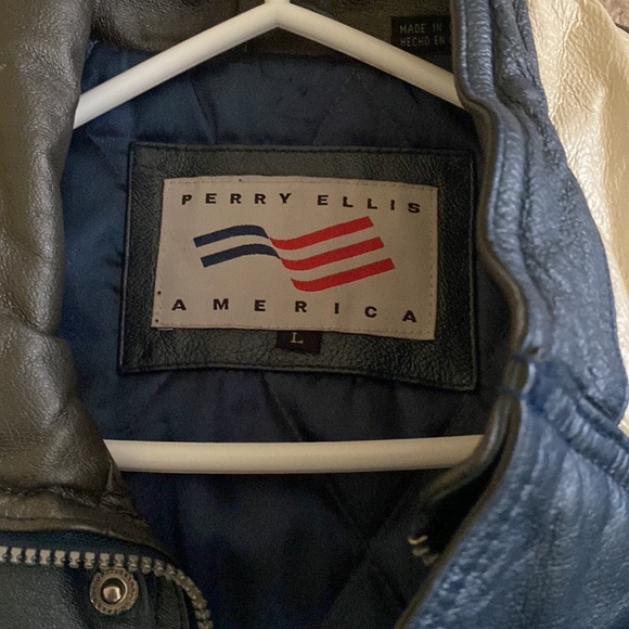 Vintage Perry Ellis bomber jacket - Picture 2 of 3